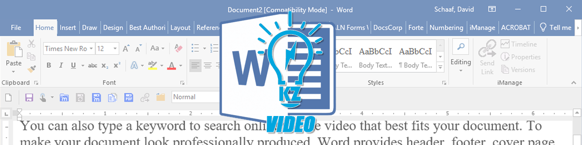 Video - Windows 10 Upgrade: First Look at Word