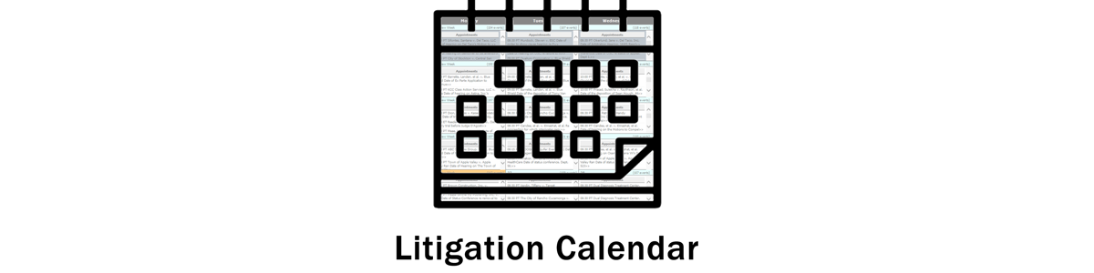 Video - Litigation Calendar - Secretary Basics