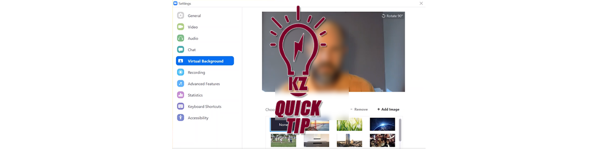 QuickTip - Using Video in Zoom Meetings