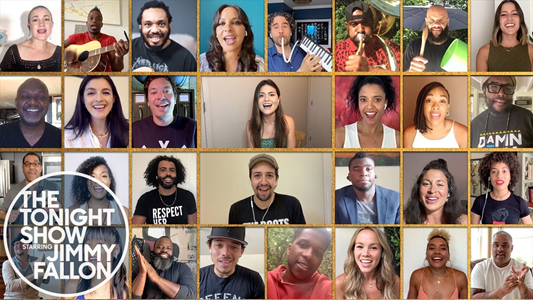 Jimmy Fallon, the Original Hamilton Cast & The Roots Sing "Helpless"