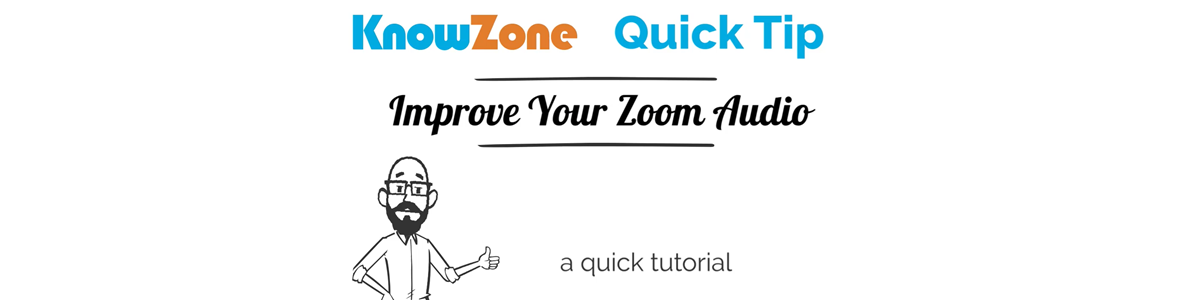 Audio Best Practices for Zoom on your Laptop