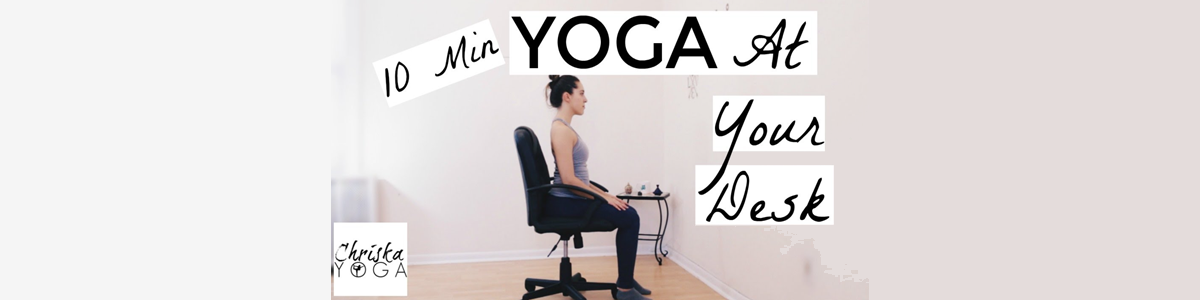 Five Minute Desk Yoga for Neck & Shoulders