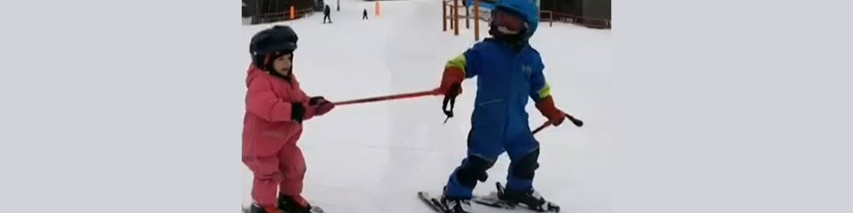Dad Mics Up His Skiing Toddler, Captures Her Adorable Pep Talks