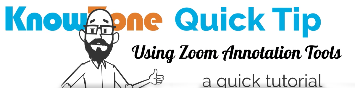 QuickTip - Zoom Annotation Tools