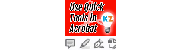 How Can I.... Use Quick Tools 
in Acrobat DC?