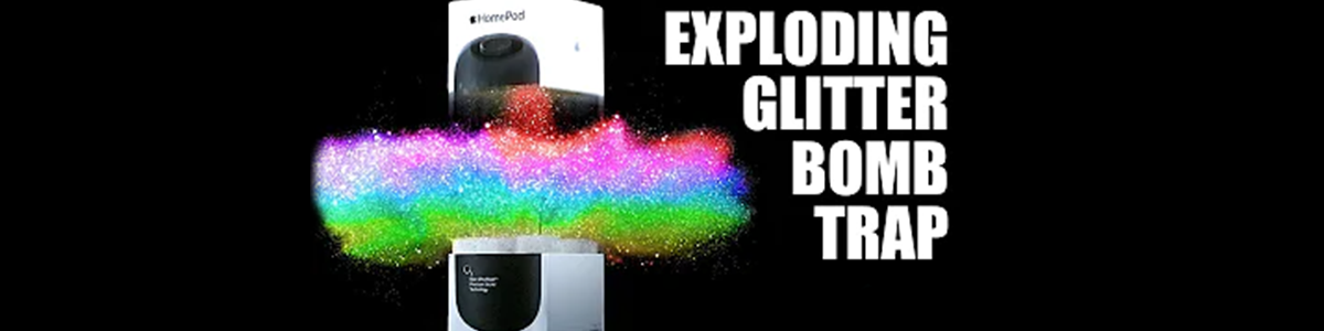 EXPLODING Glitter Bomb 4.0 vs. Package Thieves