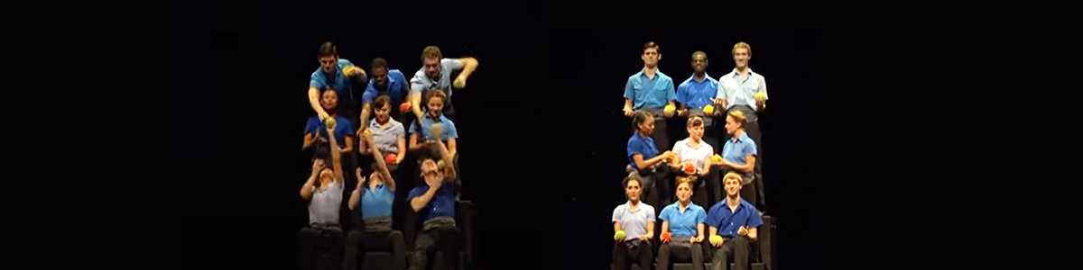 Nine Person Precision Ball Passing