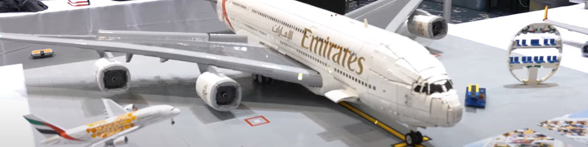 LEGO Minifigure-Scale Airbus A380 Airplane! (40,000+ Bricks!)