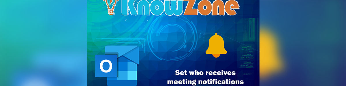 Set Who Receives Outlook Meeting Notifications