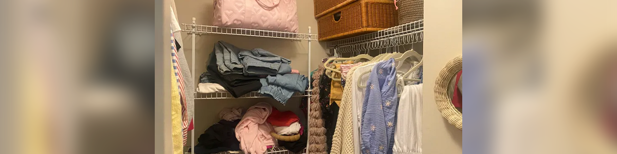 I Sent a Pro Organizer a Photo of My “Overstuffed” Closet, and Here’s How She Fixed It